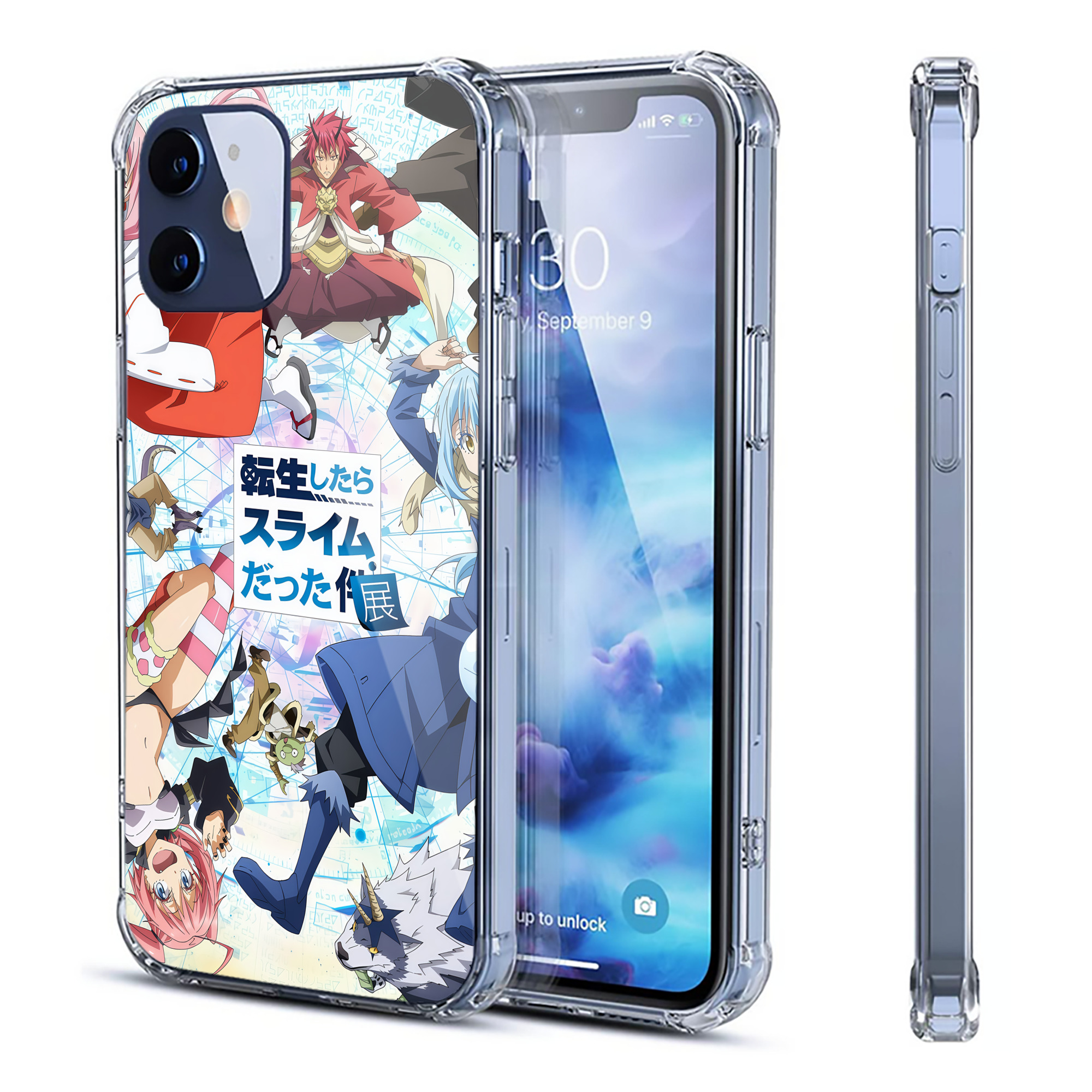 （画像用） 転スラ Regarding Reincarnated to Slime 【iPhone 12シリーズ対応】透明スマホケース（クリアソフトケース）